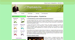 Desktop Screenshot of peptidek.hu