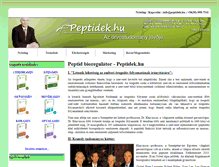 Tablet Screenshot of peptidek.hu